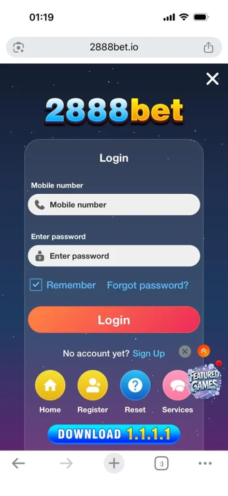 2888BET Login